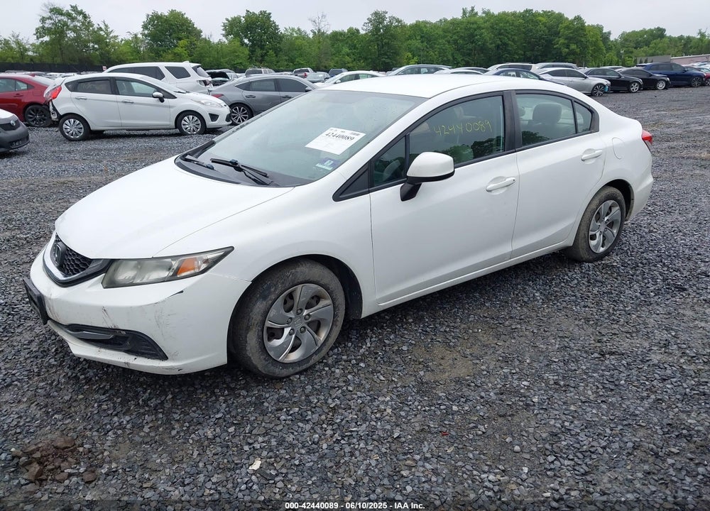 2013 HONDA CIVIC VIN: 19XFB2F52DE257421
