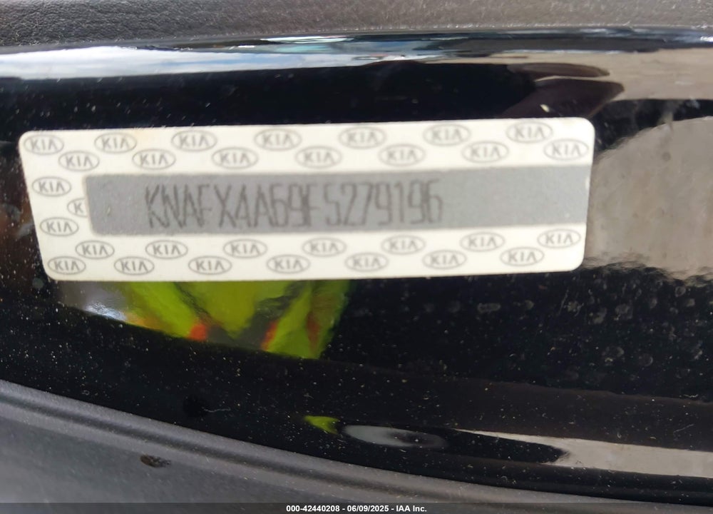 2015 KIA FORTE VIN: KNAFX4A69F5279196