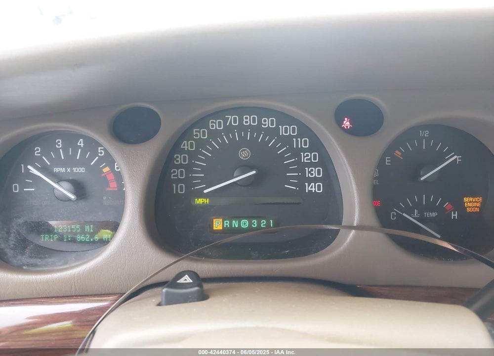 2004 BUICK LESABRE CUSTOM VIN: 1G4HP52K64U197261