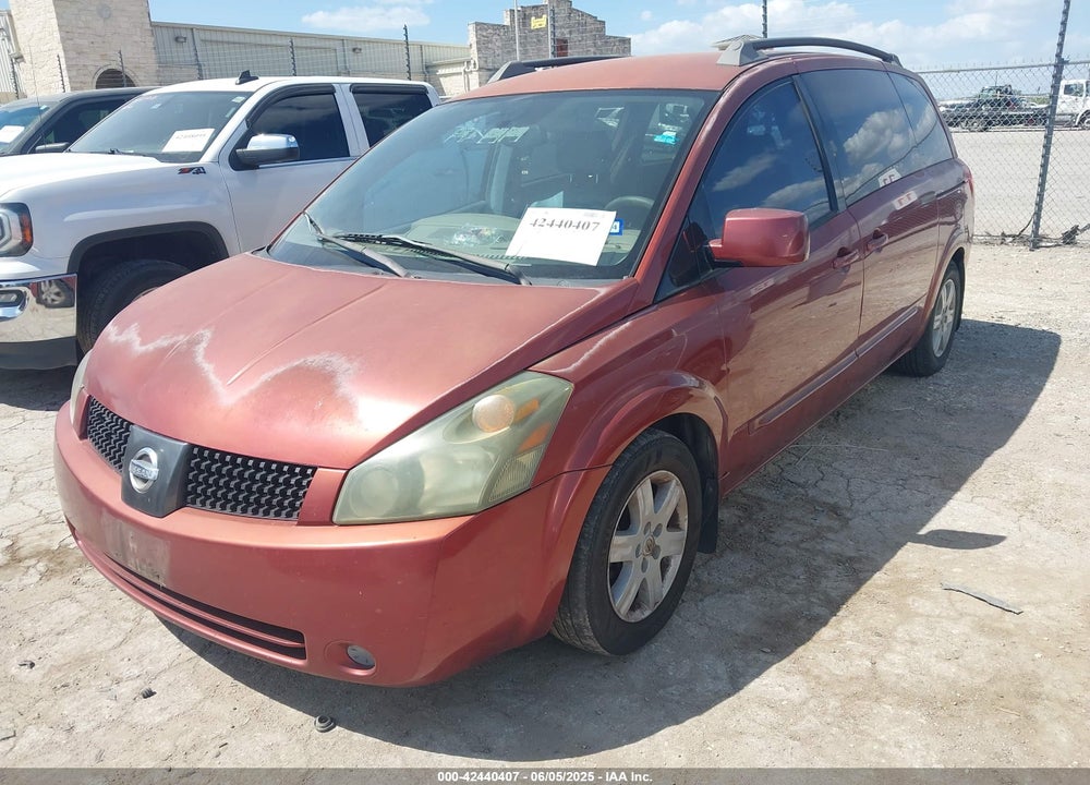 2004 NISSAN QUEST 3.5 SL VIN: 5N1BV28U74N370721