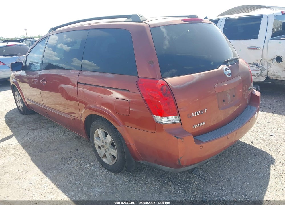 2004 NISSAN QUEST 3.5 SL VIN: 5N1BV28U74N370721