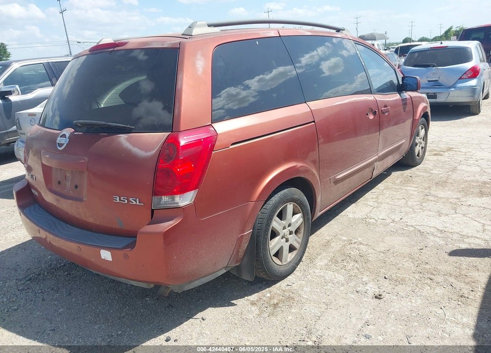 2004 NISSAN QUEST 3.5 SL VIN: 5N1BV28U74N370721