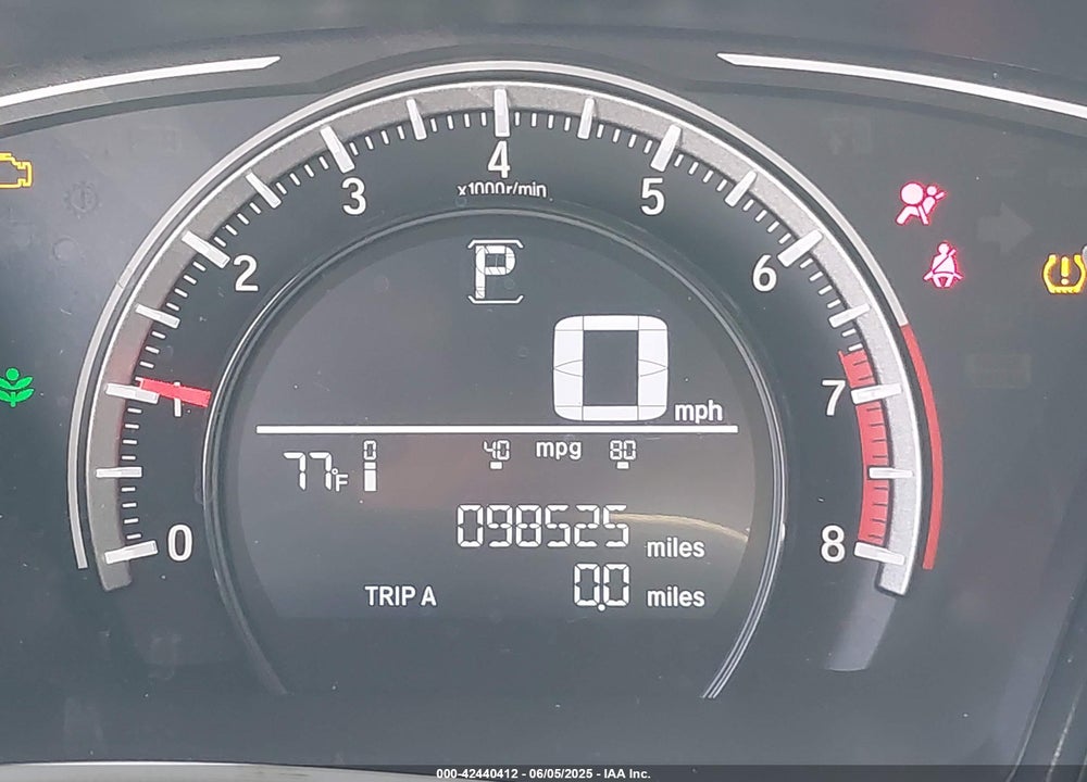 2017 HONDA CIVIC VIN: 2HGFC2F54HH519576