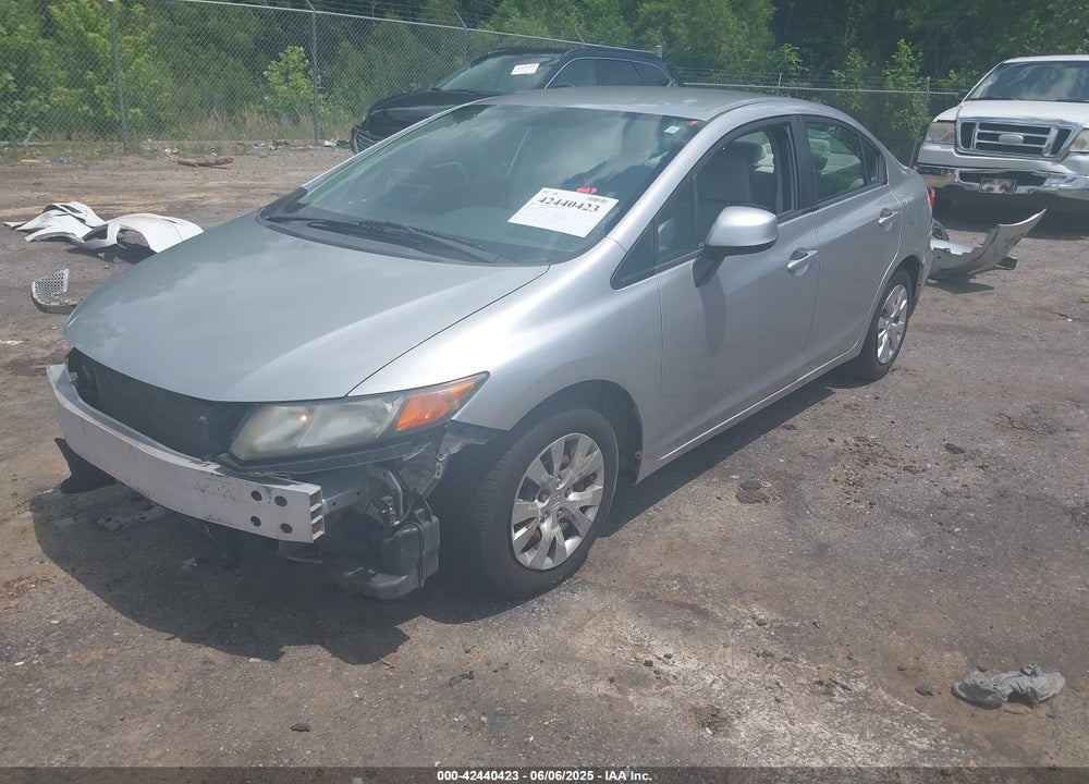 2012 HONDA CIVIC LX VIN: 2HGFB2F59CH334631