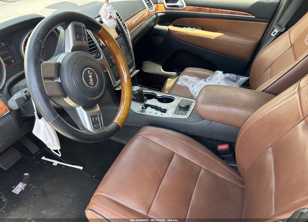 2012 JEEP GRAND CHEROKEE OVERLAND VIN: 1C4RJFCG5CC220849