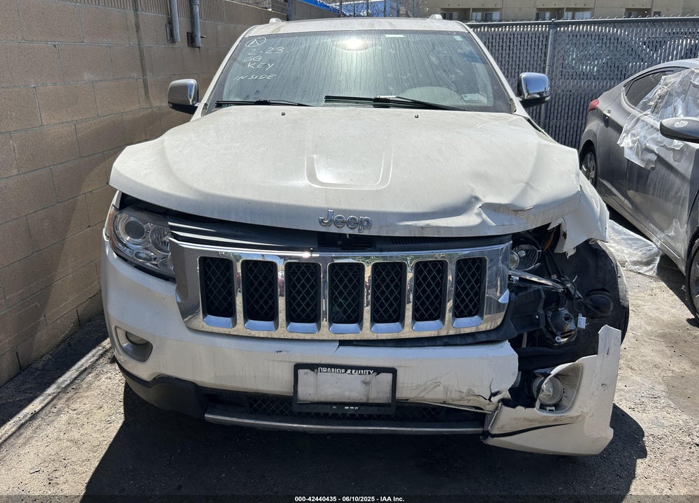 2012 JEEP GRAND CHEROKEE OVERLAND VIN: 1C4RJFCG5CC220849