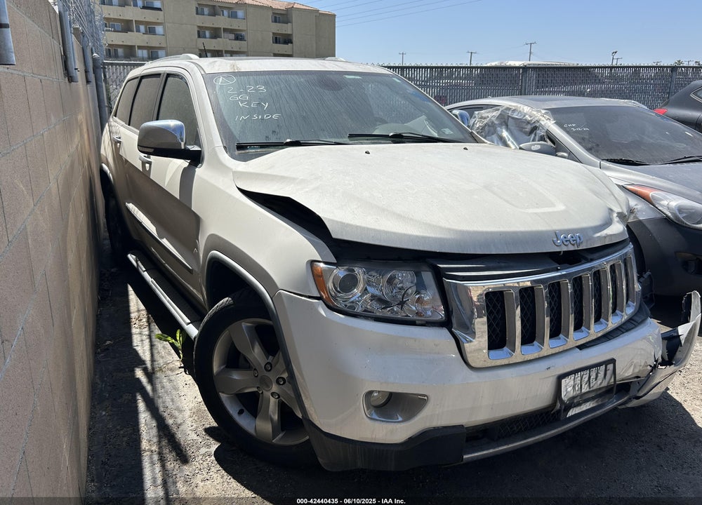 2012 JEEP GRAND CHEROKEE OVERLAND VIN: 1C4RJFCG5CC220849