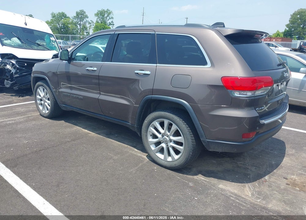 2017 CHEROKEE JEEP GRAND  LIMITED 4X4 VIN: 1C4RJFBG5HC837032