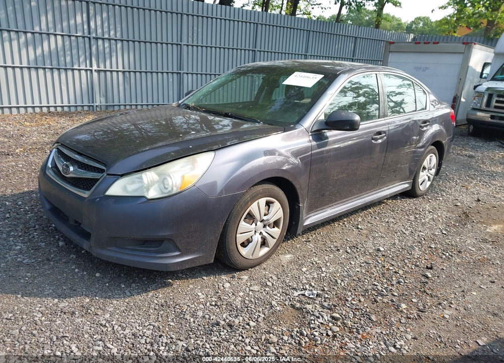 2010 SUBARU LEGACY 2.5I VIN: 4S3BMBA69A3221933