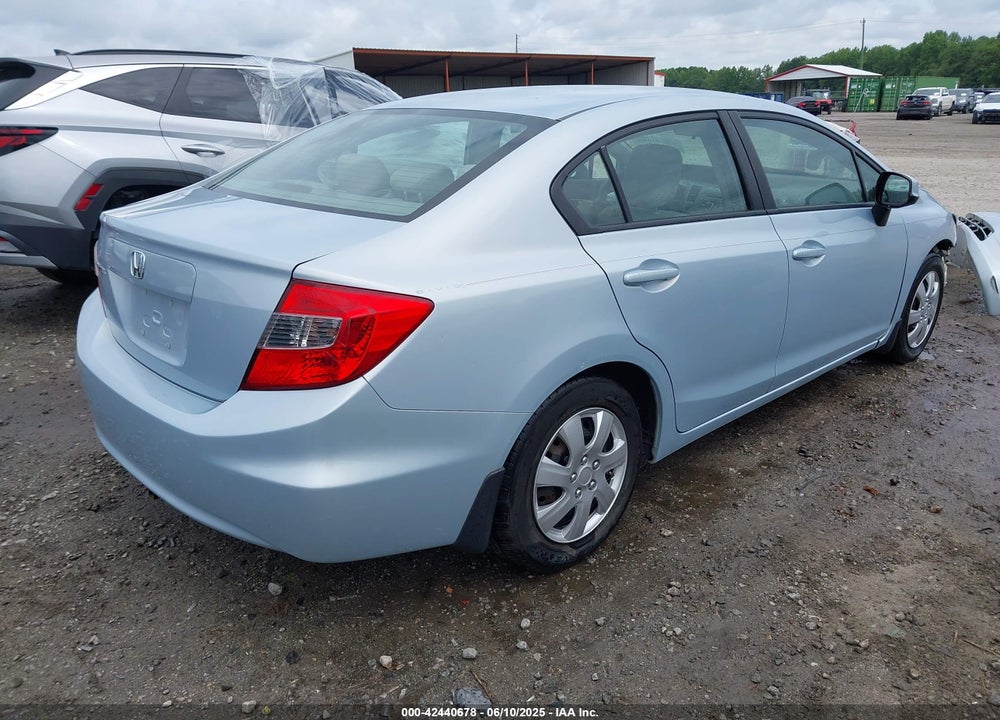 2012 HONDA CIVIC VIN: 2HGFB2F50CH593119