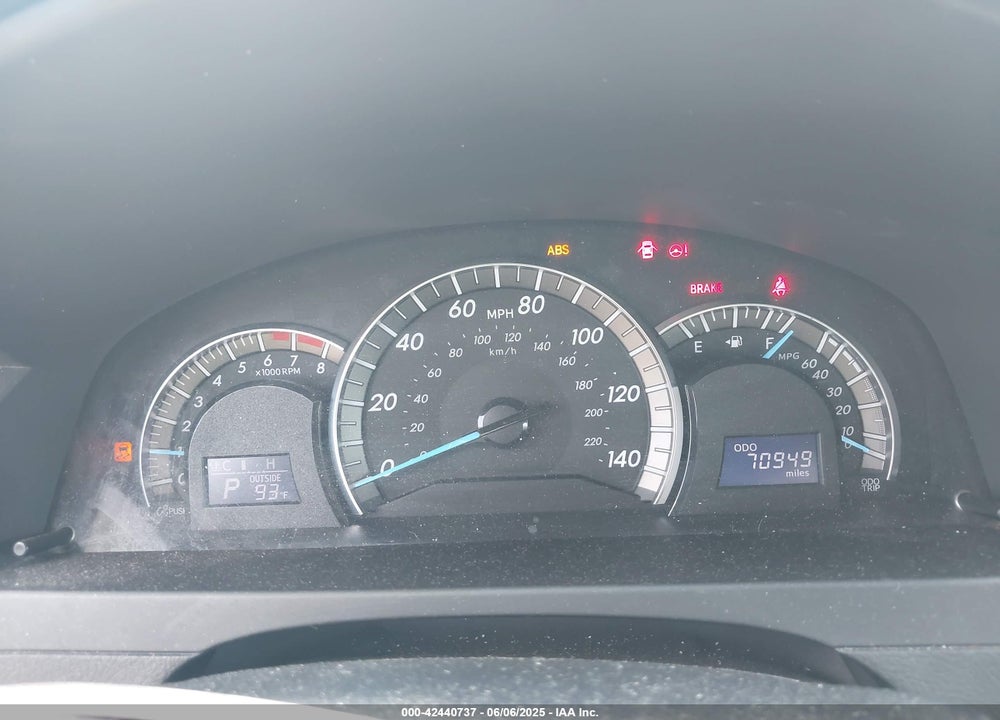 2012 TOYOTA CAMRY VIN: 4T1BF1FK2CU547883