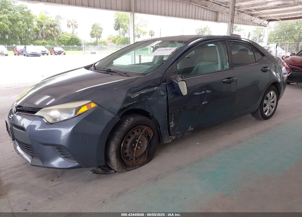 2014 TOYOTA COROLLA VIN: 5YFBURHEXEP106034