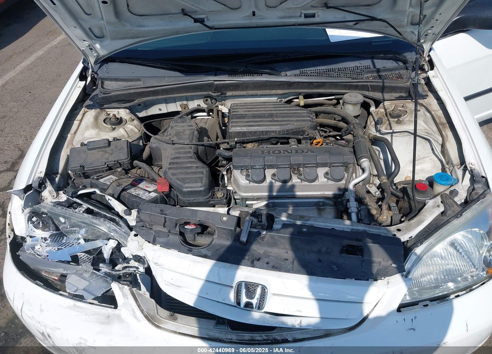 2001 HONDA CIVIC DX VIN: 1HGES16241L019974