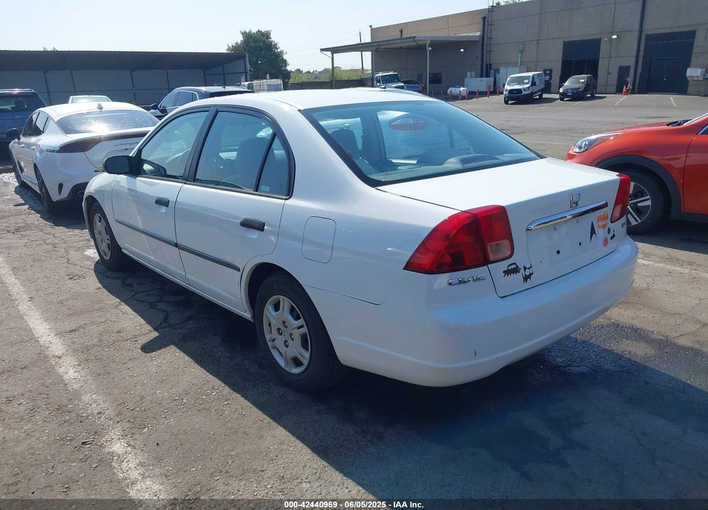 2001 HONDA CIVIC DX VIN: 1HGES16241L019974