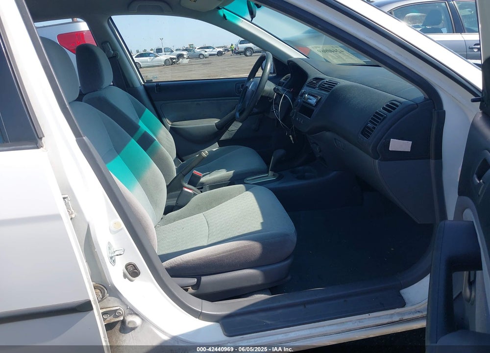 2001 HONDA CIVIC DX VIN: 1HGES16241L019974