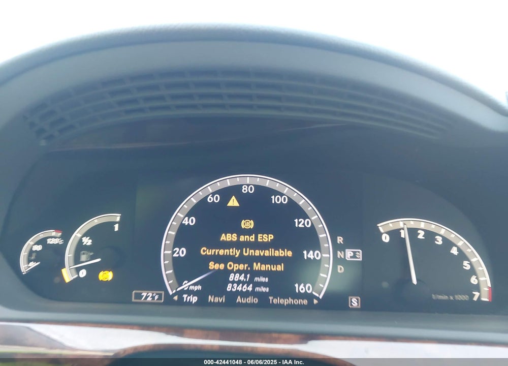 2008 MERCEDES-BENZ S 550 4MATIC VIN: WDDNG86X98A213237