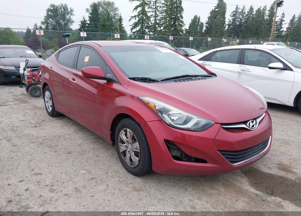 2016 HYUNDAI ELANTRA SE VIN: 5NPDH4AE3GH789527