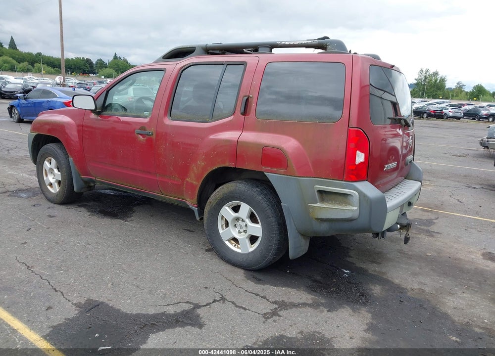 2007 NISSAN XTERRA S VIN: 5N1AN08W77C511613