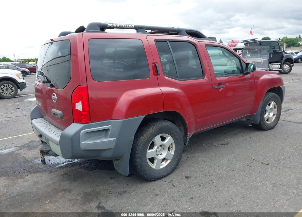 2007 NISSAN XTERRA S VIN: 5N1AN08W77C511613