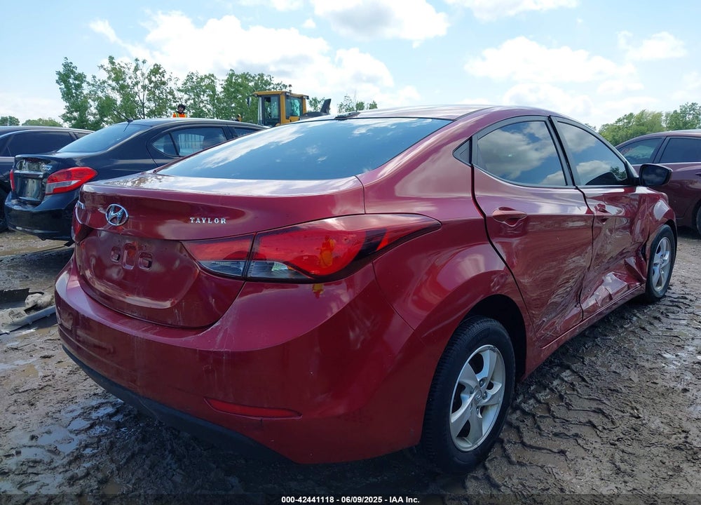 2014 HYUNDAI ELANTRA SE VIN: 5NPDH4AE9EH538850
