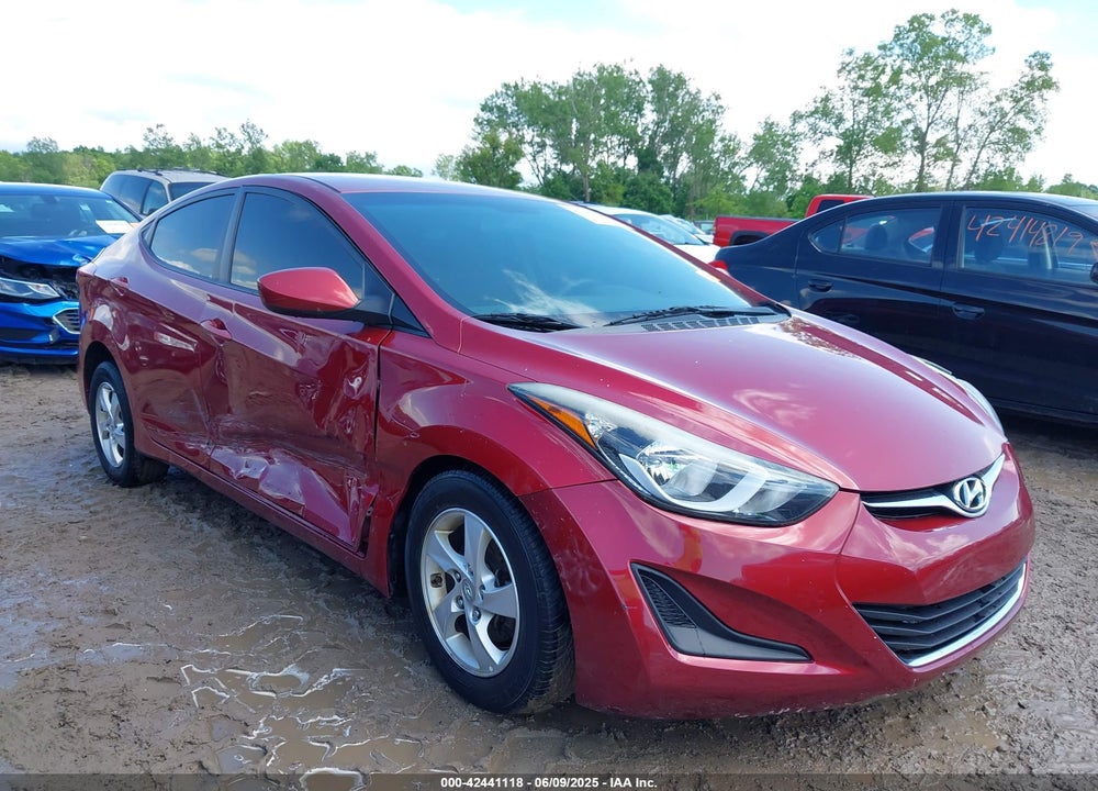 2014 HYUNDAI ELANTRA SE VIN: 5NPDH4AE9EH538850