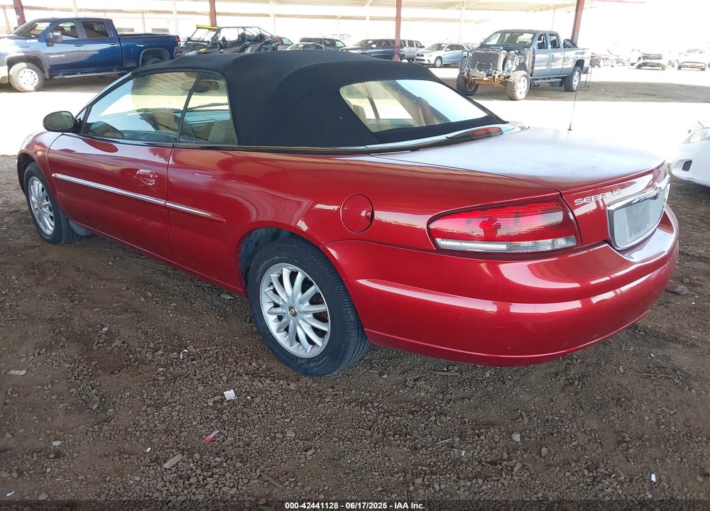 2002 CHRYSLER SEBRING LXI VIN: 1C3EL55RX2N294728