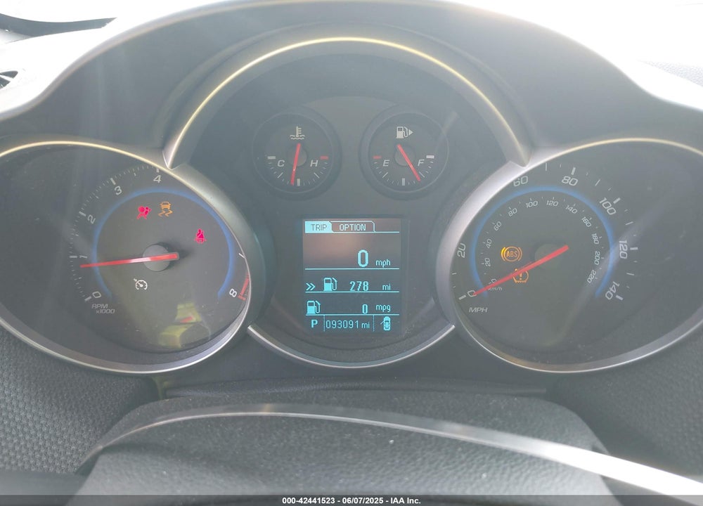 2015 CHEVROLET CRUZE 1LT AUTO VIN: 1G1PC5SB2F7289442