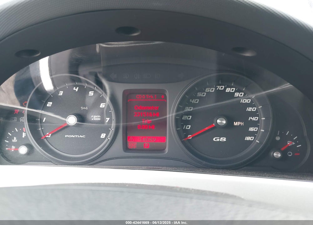 2009 PONTIAC G8 GT VIN: 6G2EC57Y69L220753