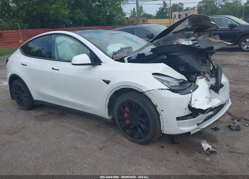2021 TESLA MODEL Y LONG RANGE DUAL MOTOR ALL-WHEEL DRIVE VIN: 5YJYGAEE9MF117429