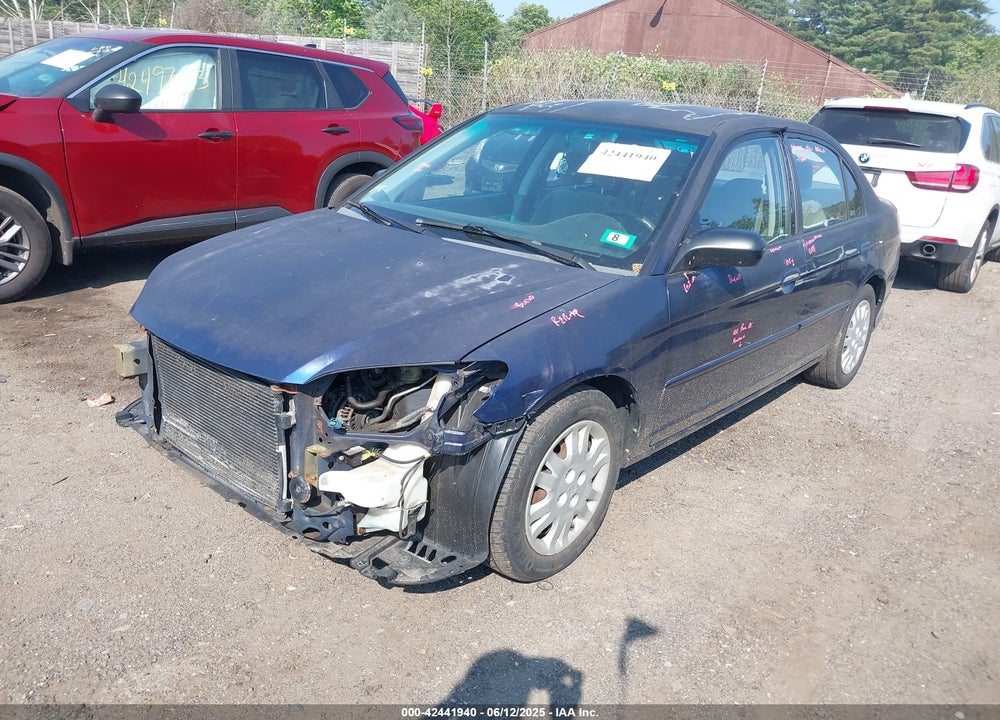 2005 HONDA CIVIC LX VIN: 2HGES16535H602341