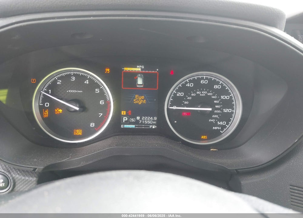 2020 SUBARU FORESTER VIN: JF2SKAGC2LH552728