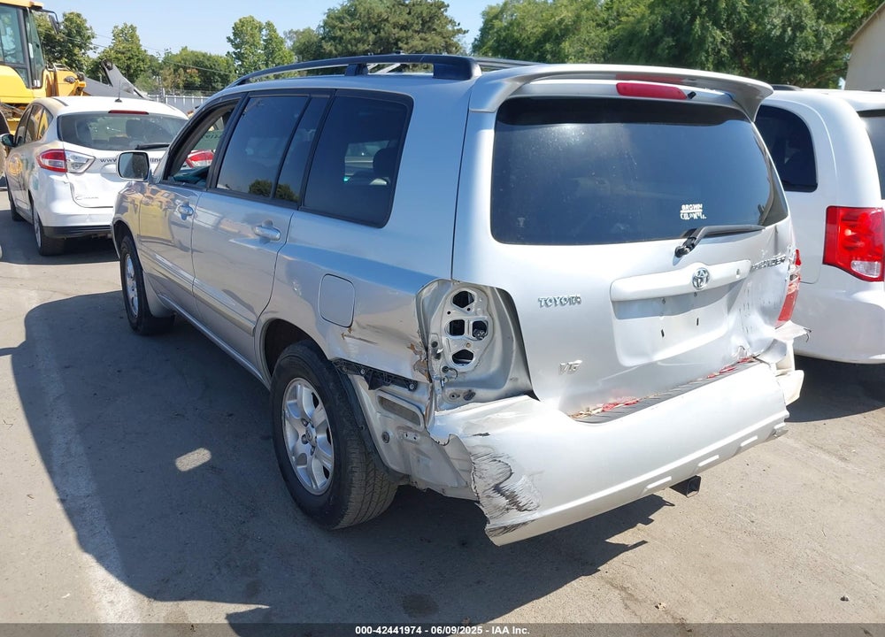 2002 TOYOTA HIGHLANDER LIMITED V6/V6 VIN: JTEGF21A120065132