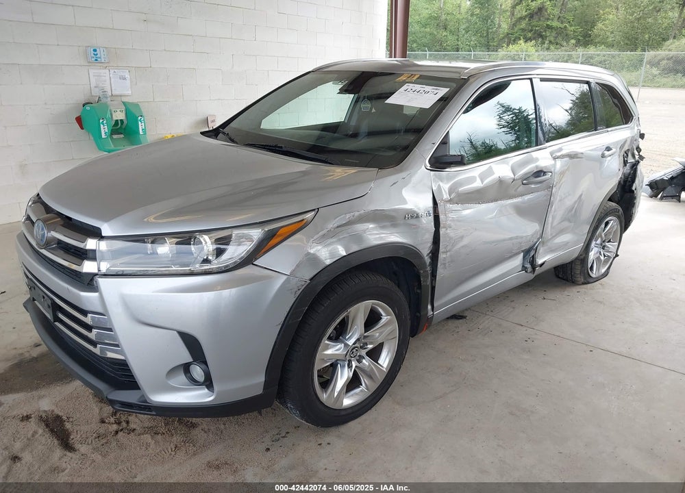 2018 TOYOTA HIGHLANDER HYBRID VIN: 5TDDGRFH6JS038295