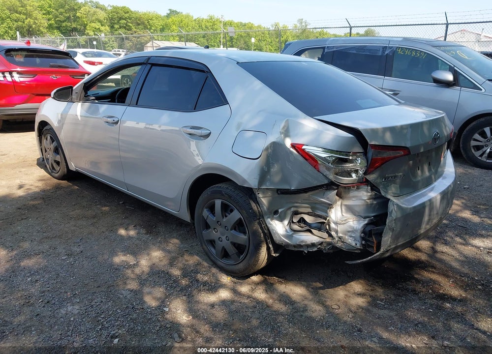 2016 TOYOTA COROLLA LE VIN: 2T1BURHE5GC653053