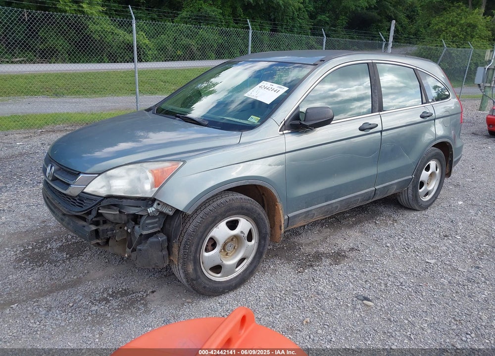 2010 HONDA CR-V LX VIN: 5J6RE3H39AL039186