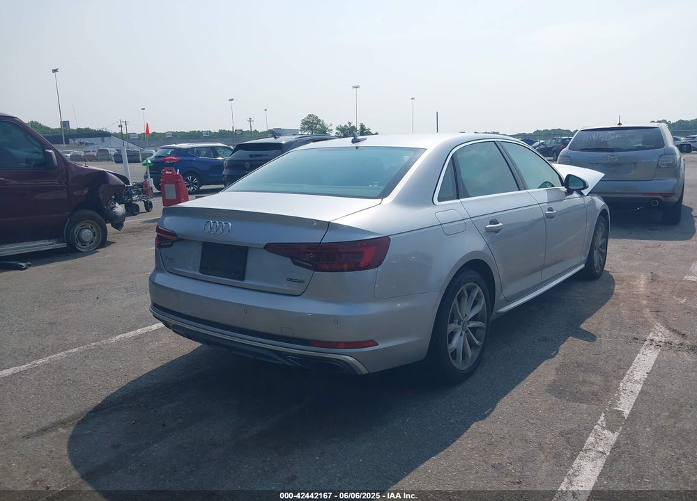 2019 AUDI A4 45 PREMIUM VIN: WAUENAF47KN002080