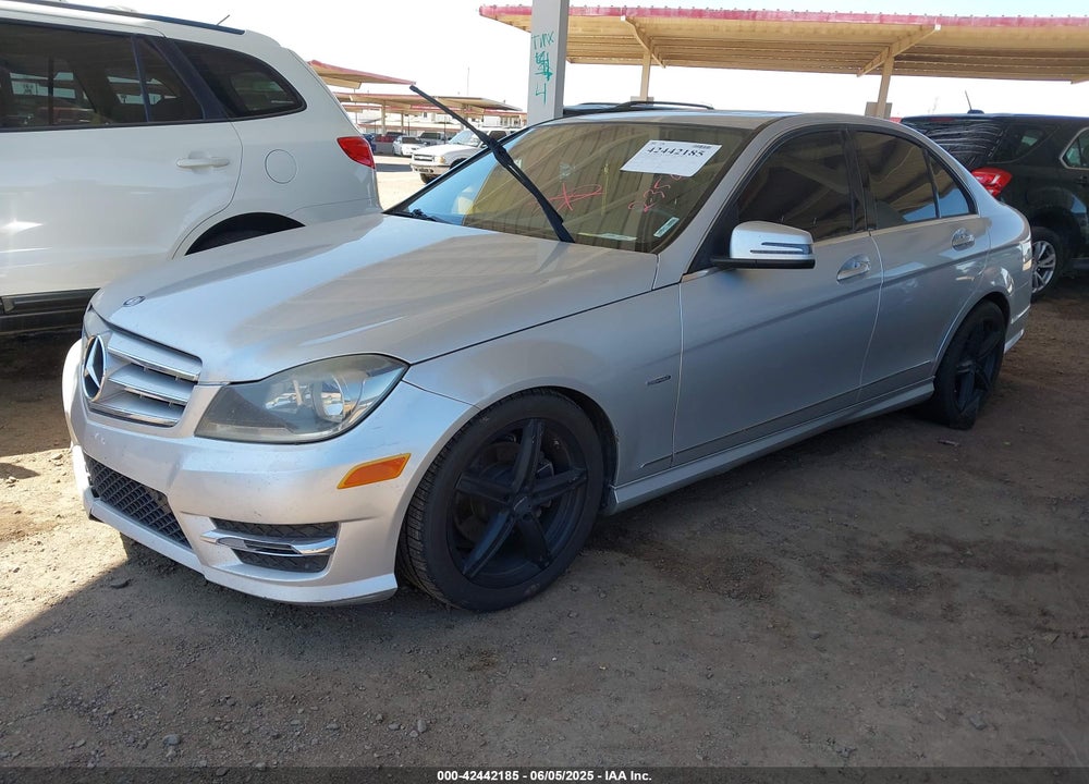 2012 MERCEDES-BENZ C CLASS VIN: WDDGF4HB3CR235072
