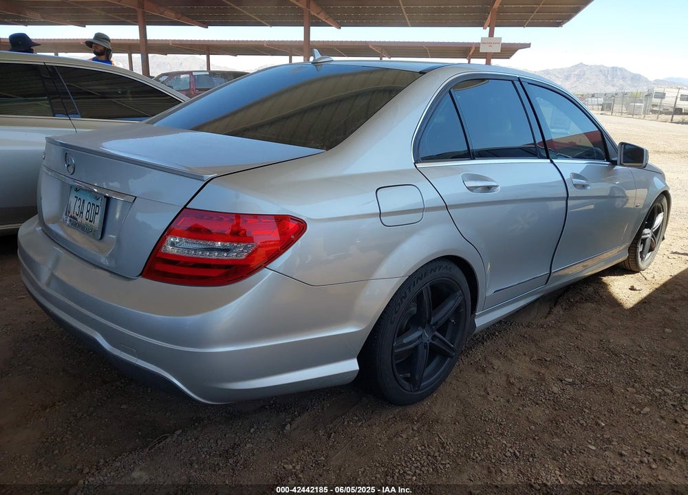 2012 MERCEDES-BENZ C CLASS VIN: WDDGF4HB3CR235072