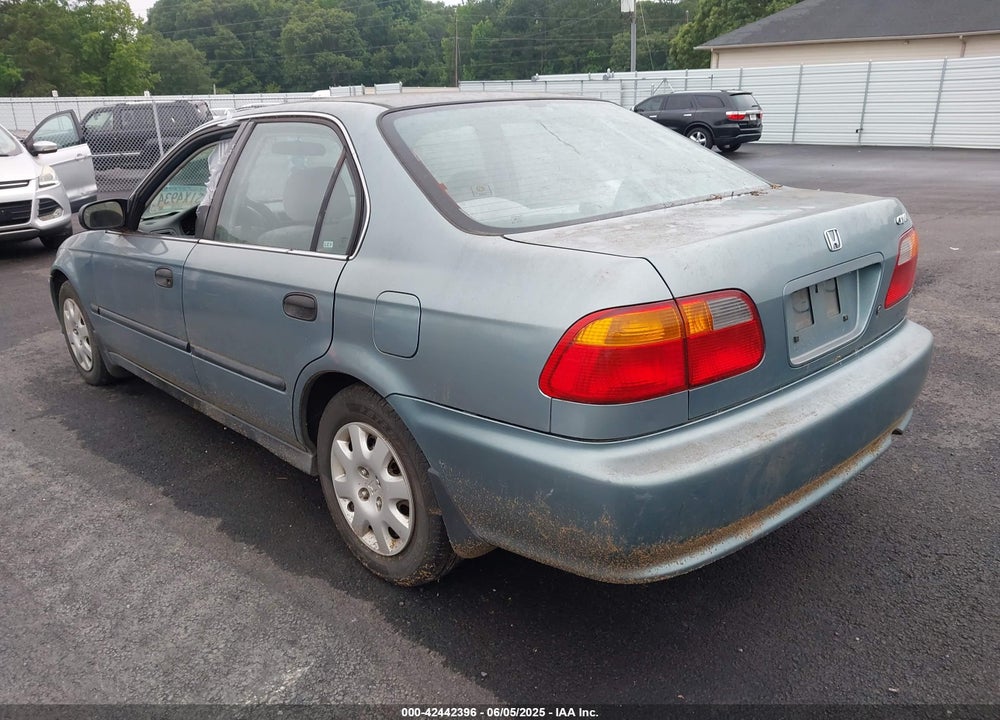 2000 HONDA CIVIC LX VIN: 2HGEJ6674YH599875