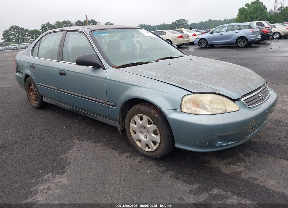 2000 HONDA CIVIC LX VIN: 2HGEJ6674YH599875