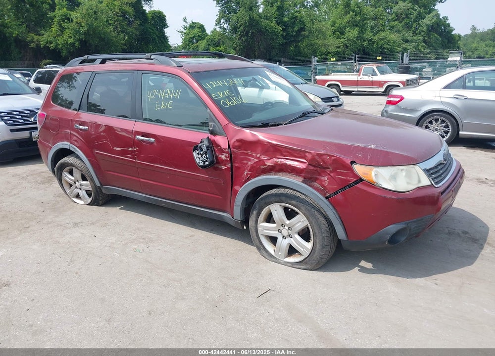 2009 SUBARU FORESTER 2.5X VIN: JF2SH63689H721560