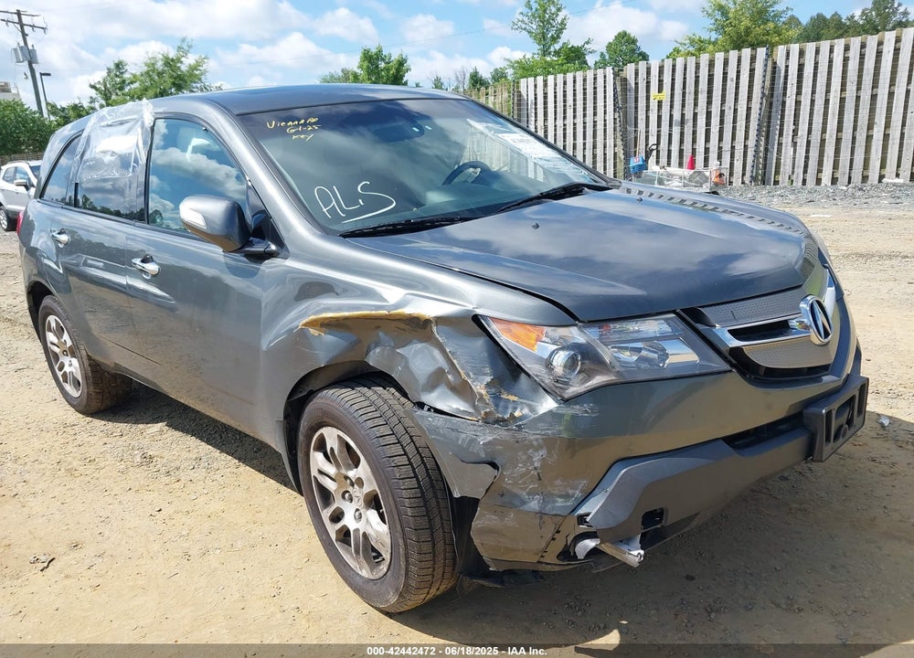 2007 ACURA MDX TECHNOLOGY PACKAGE VIN: 2HNYD28487H533756