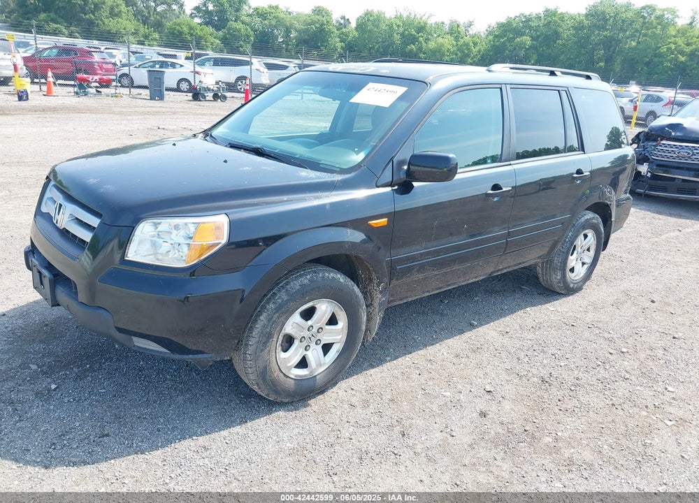 2008 HONDA PILOT VP VIN: 5FNYF28208B002153