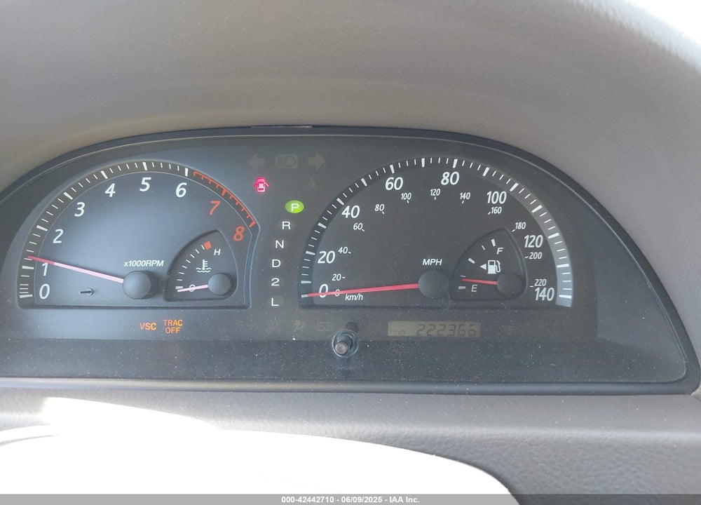 2002 TOYOTA CAMRY XLE V6 VIN: JTDBF30K120004751