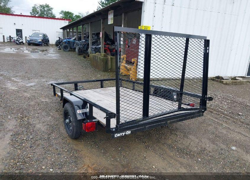 2023 TRACTOR SUPPLY 5X8  WOOD FLOOR UTILITY  TRAILER VIN: 4YMBU0817PG067882