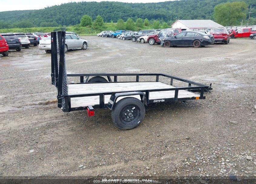 2023 TRACTOR SUPPLY 5X8  WOOD FLOOR UTILITY  TRAILER VIN: 4YMBU0817PG067882
