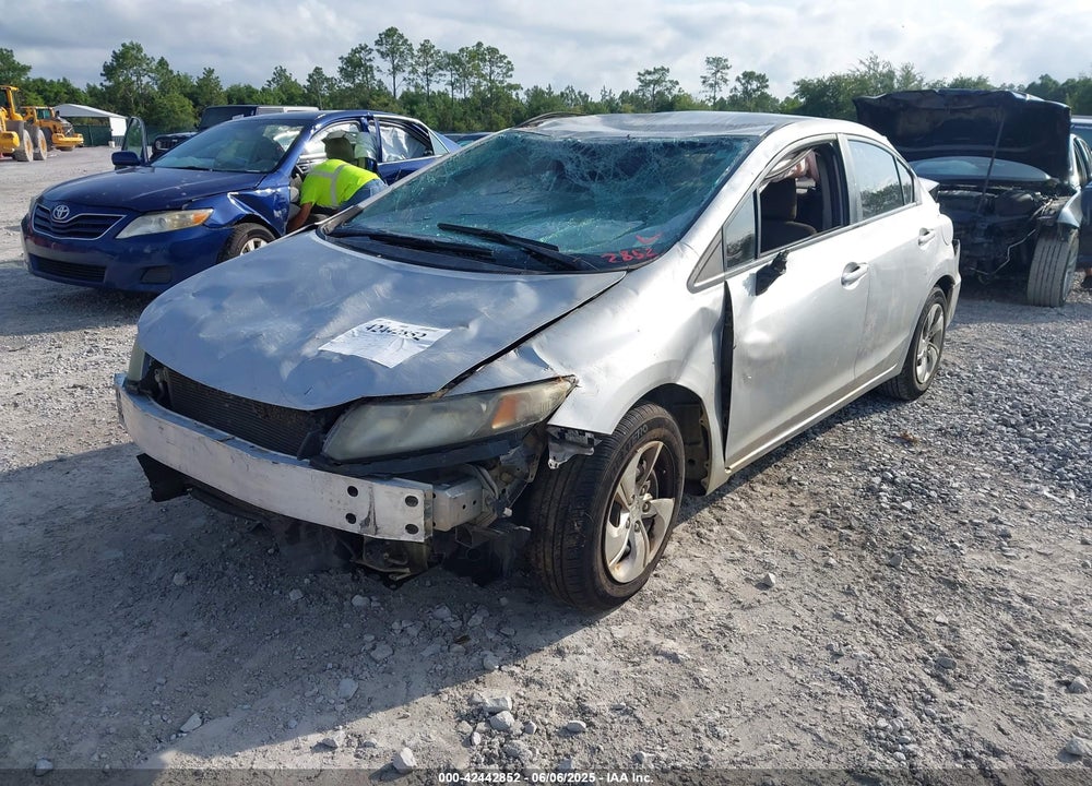 2013 HONDA CIVIC LX VIN: 2HGFB2F57DH541438