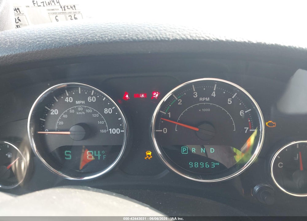 2015 JEEP WRANGLER UNLIMITED VIN: 1C4BJWEG7FL710194
