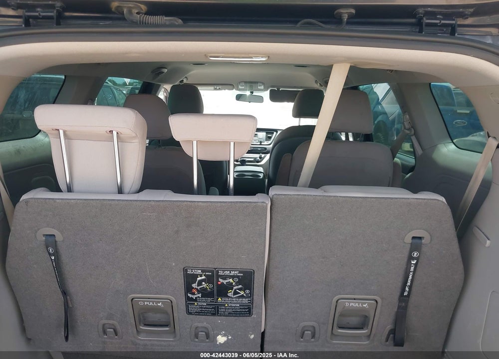 2015 KIA SEDONA VIN: KNDMA5C13F6025335