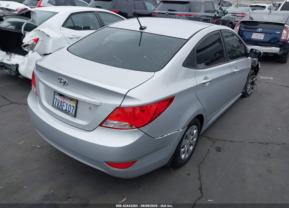 2016 HYUNDAI ACCENT SE VIN: KMHCT4AE6GU161019